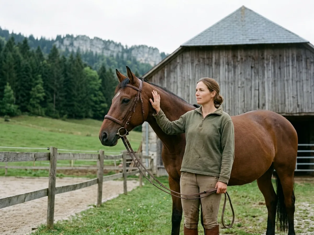 Cours d'équitation à Les Échelles, Savoie