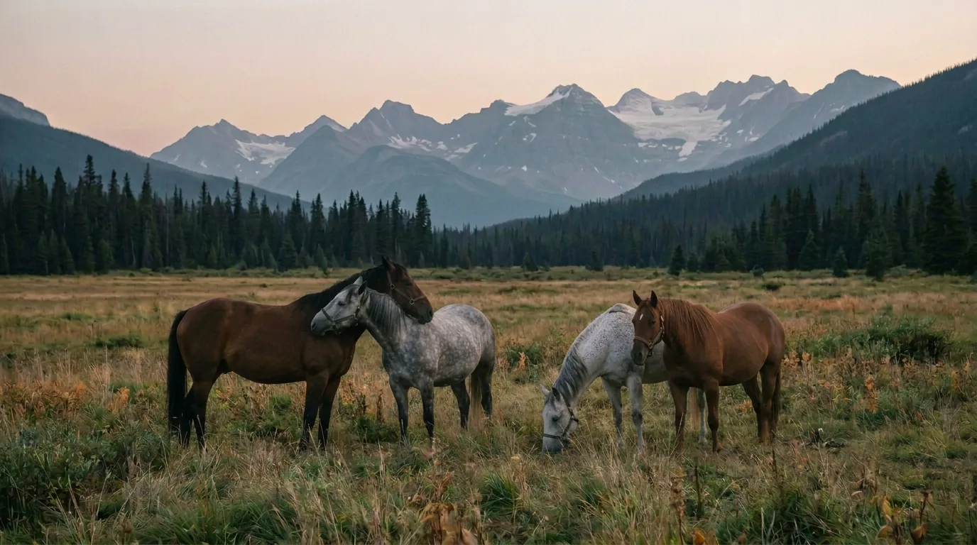 Chevaux en liberté, Écurie CR Dressage, Savoie